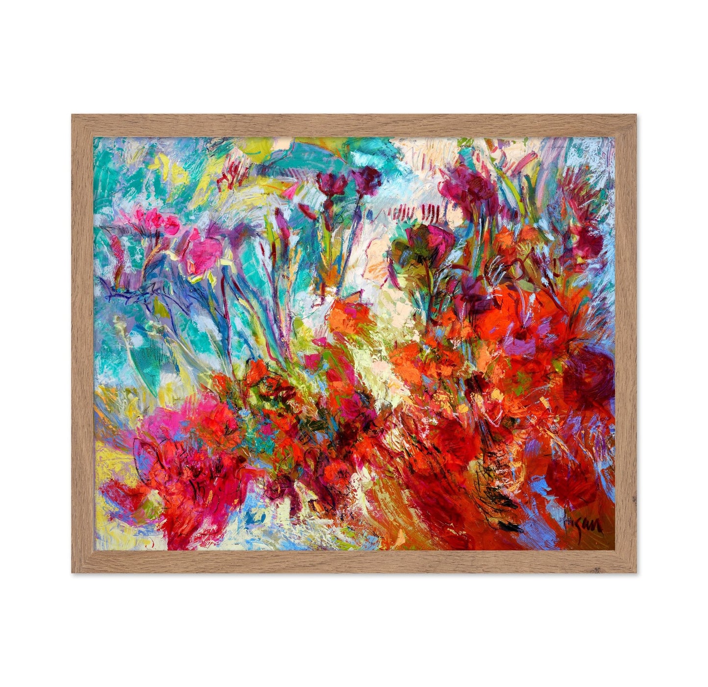 Crimson Garden Bloom