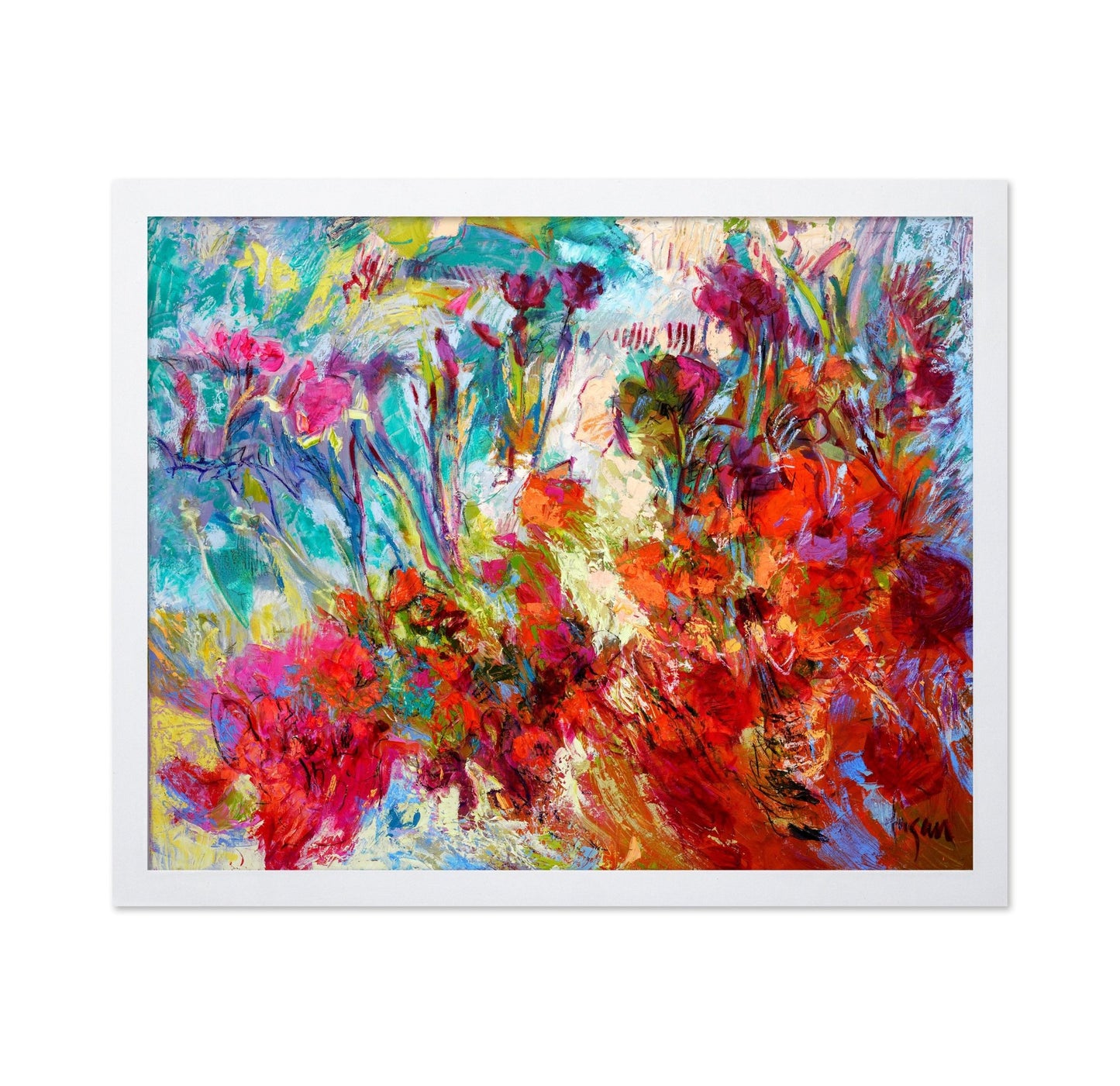 Crimson Garden Bloom