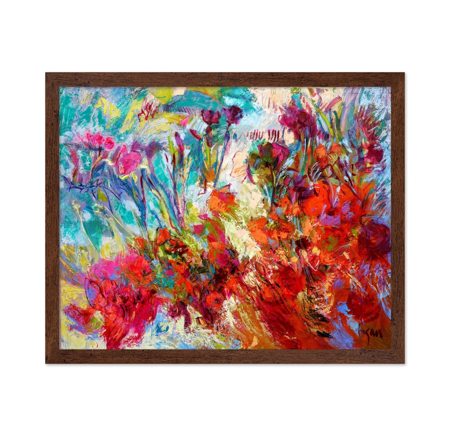 Crimson Garden Bloom