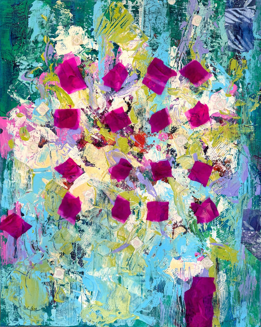Pink Petal Grid