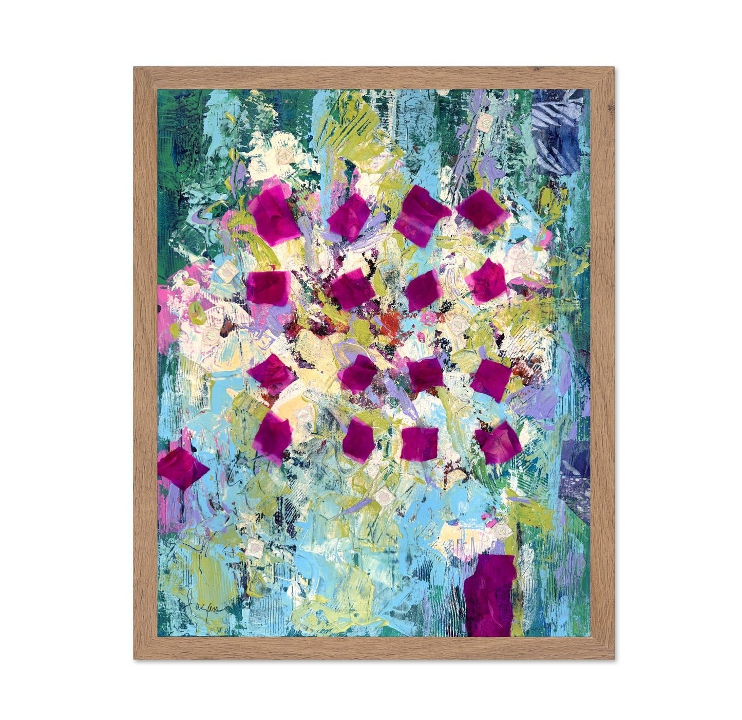 Pink Petal Grid