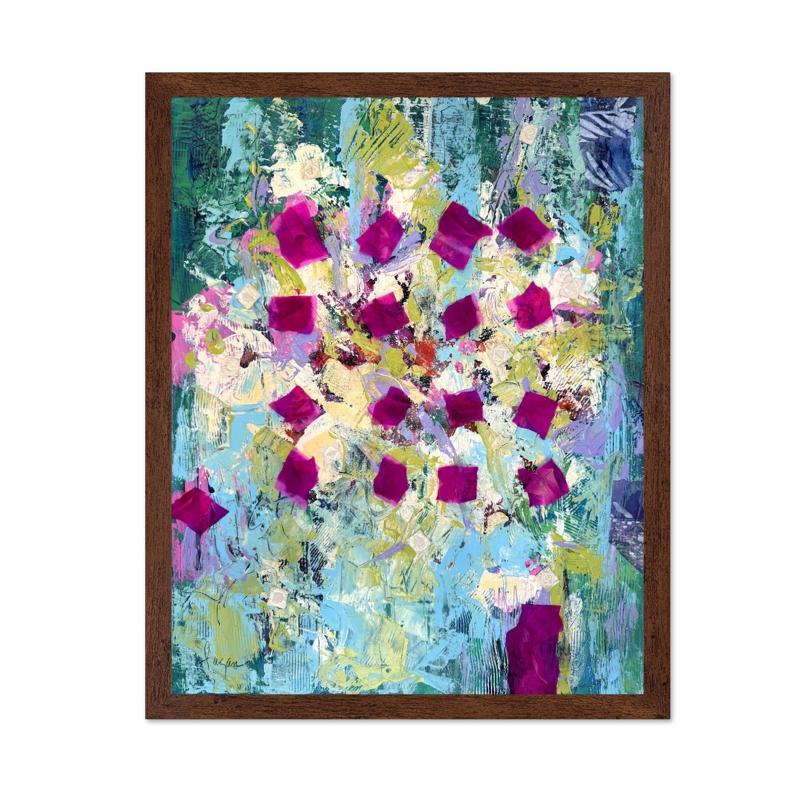 Pink Petal Grid