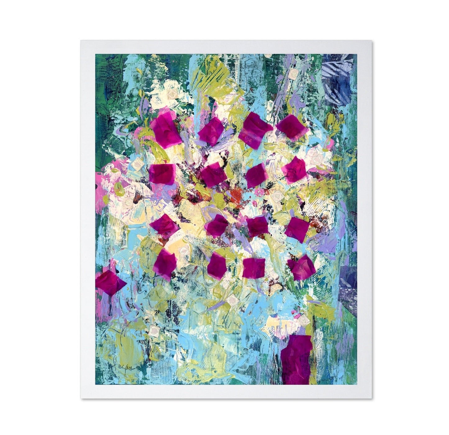 Pink Petal Grid