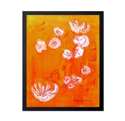 Floating Petals Orange
