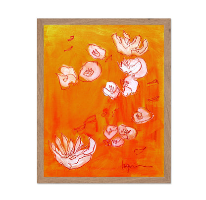 Floating Petals Orange