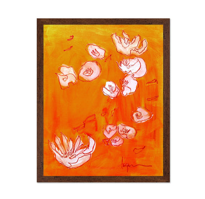 Floating Petals Orange
