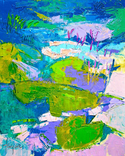 Lily Pond Abstract