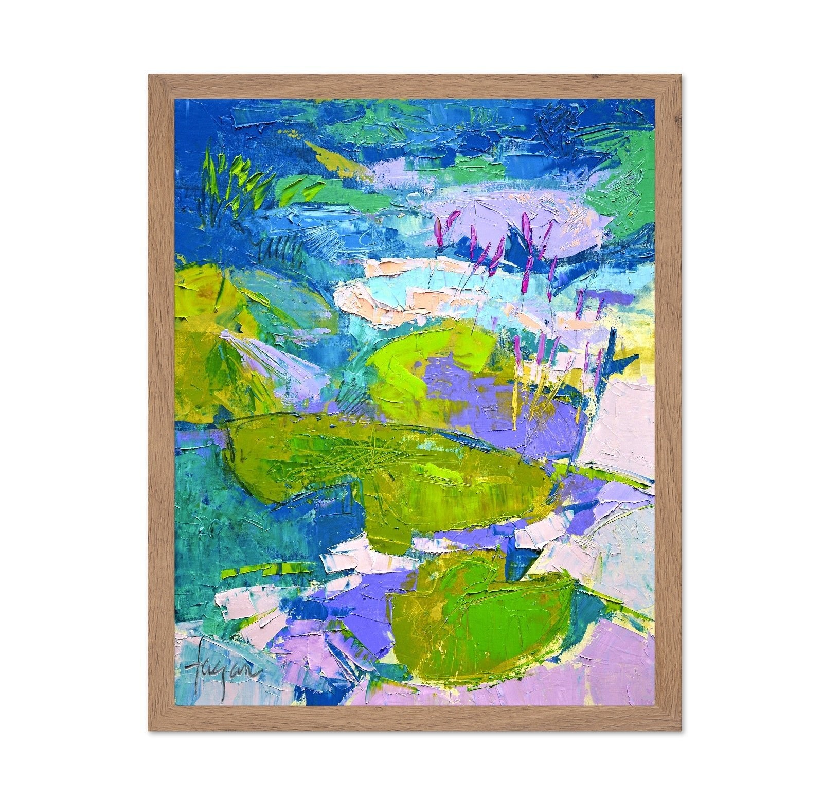 Lily Pond Abstract