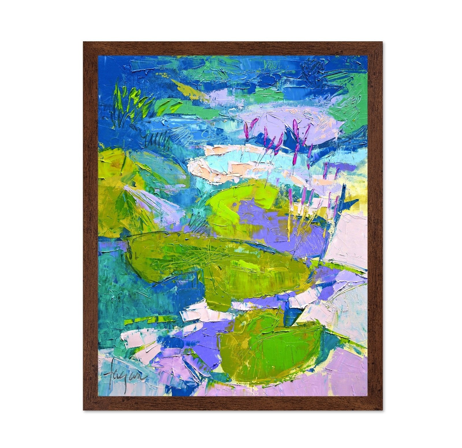 Lily Pond Abstract