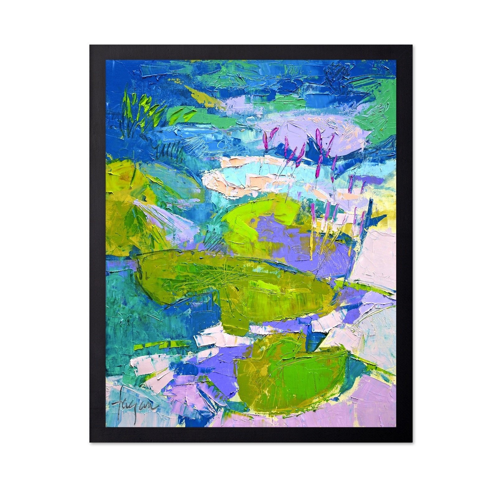 Lily Pond Abstract