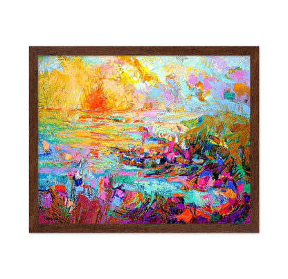 Vibrant Coastal Burst