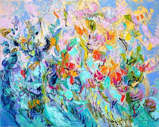 Vibrant Floral Abstraction