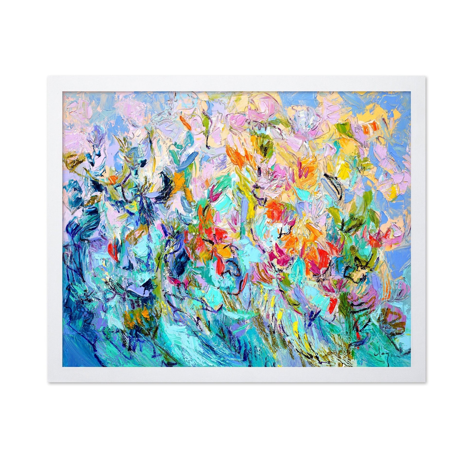 Vibrant Floral Abstraction