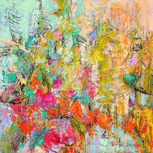 Vibrant Abstract Garden