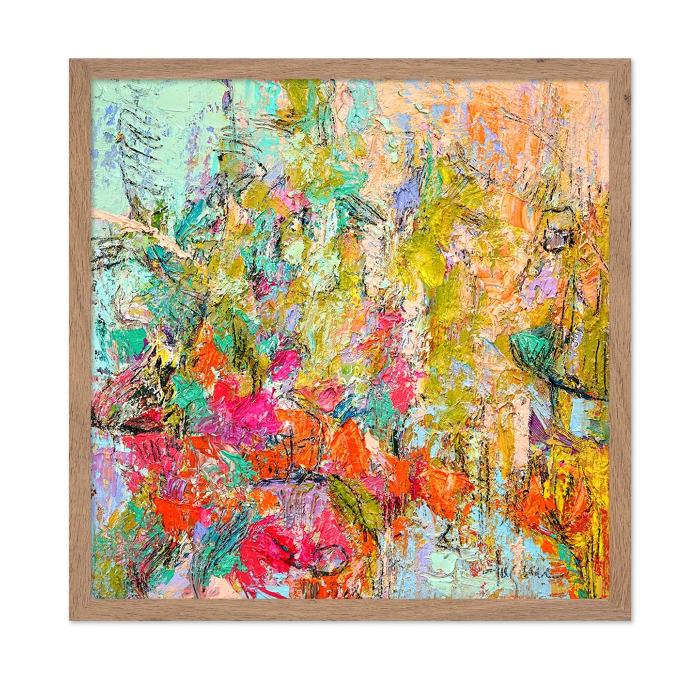 Vibrant Abstract Garden