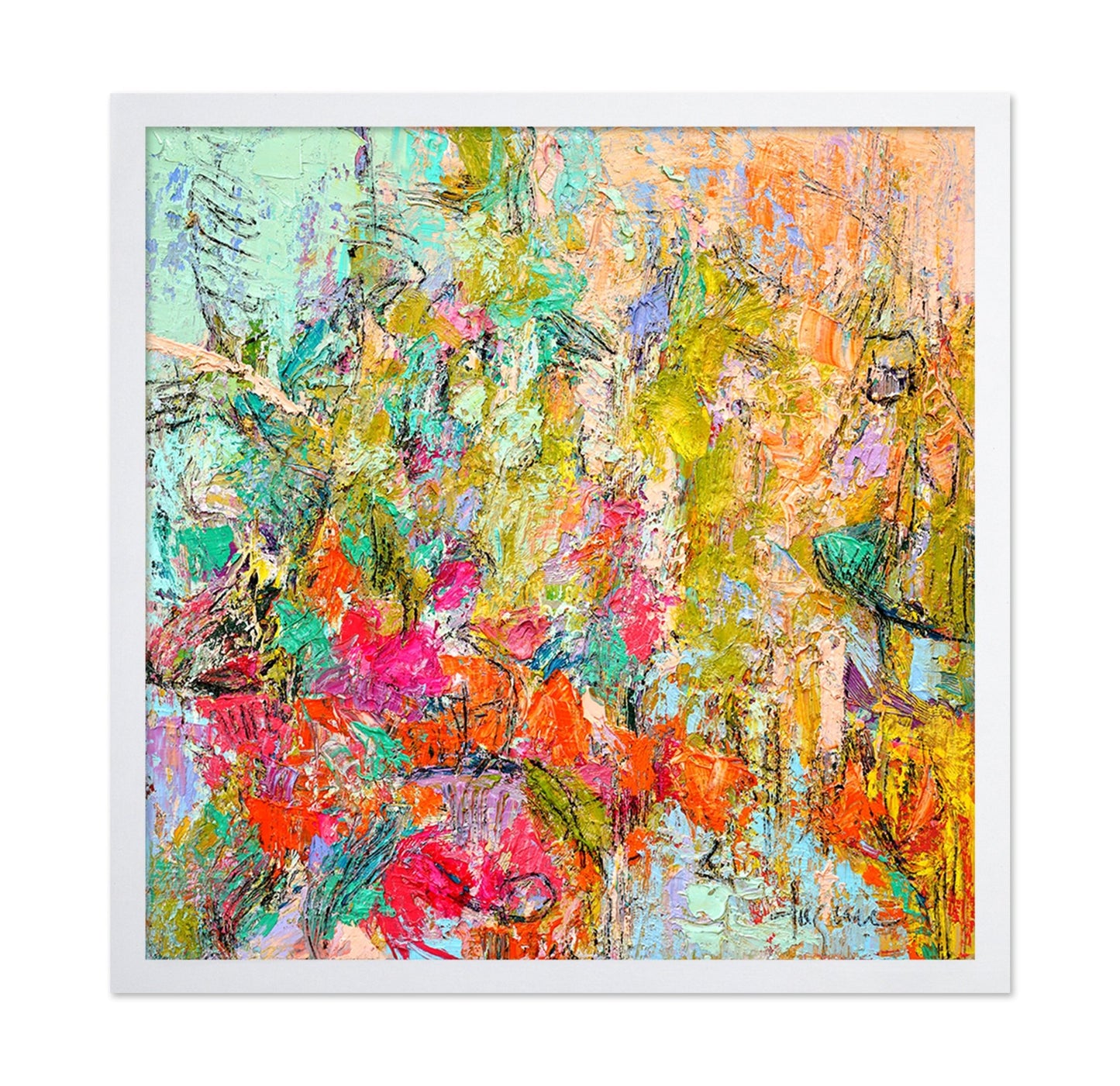 Vibrant Abstract Garden