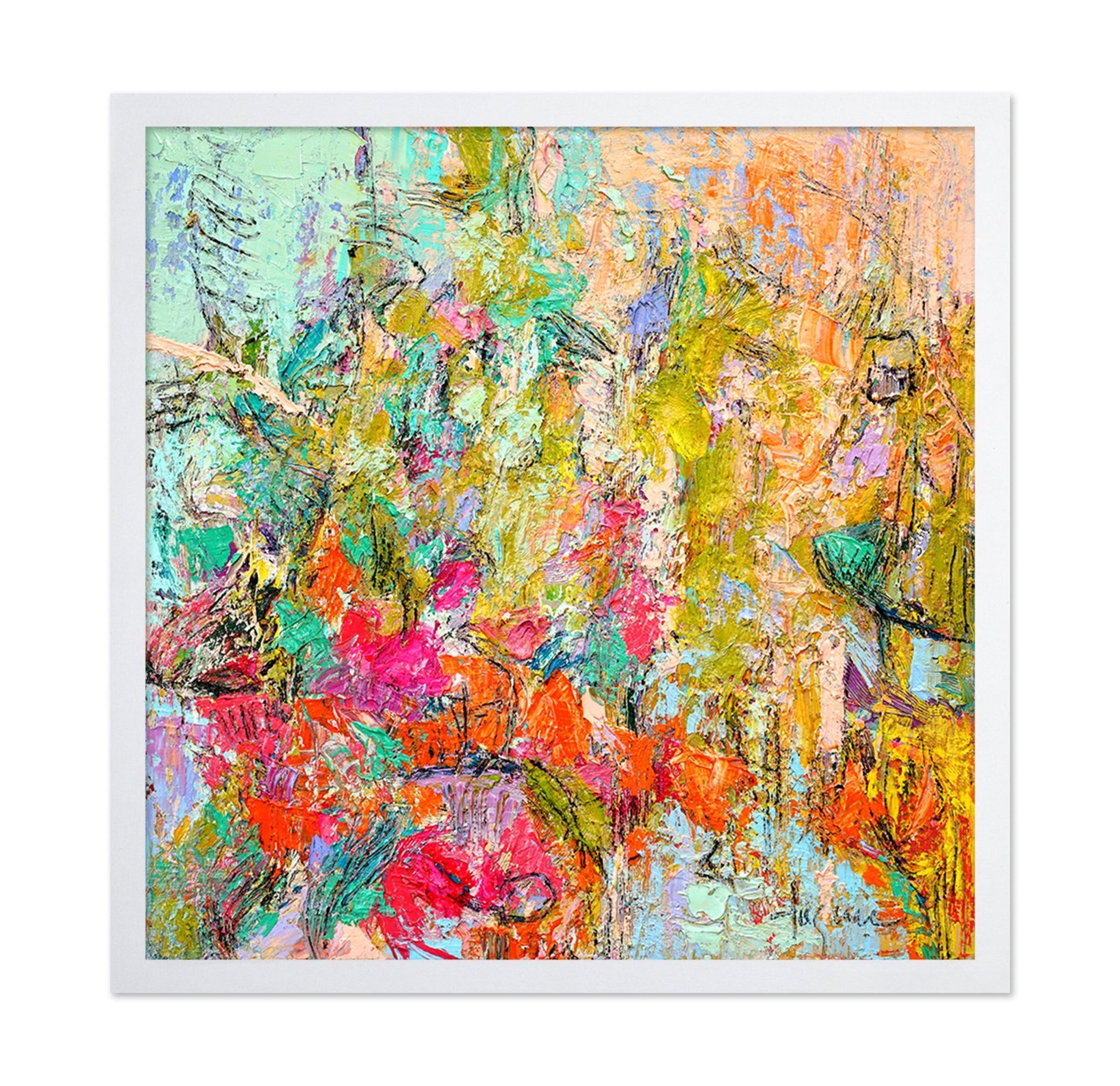 Vibrant Abstract Garden