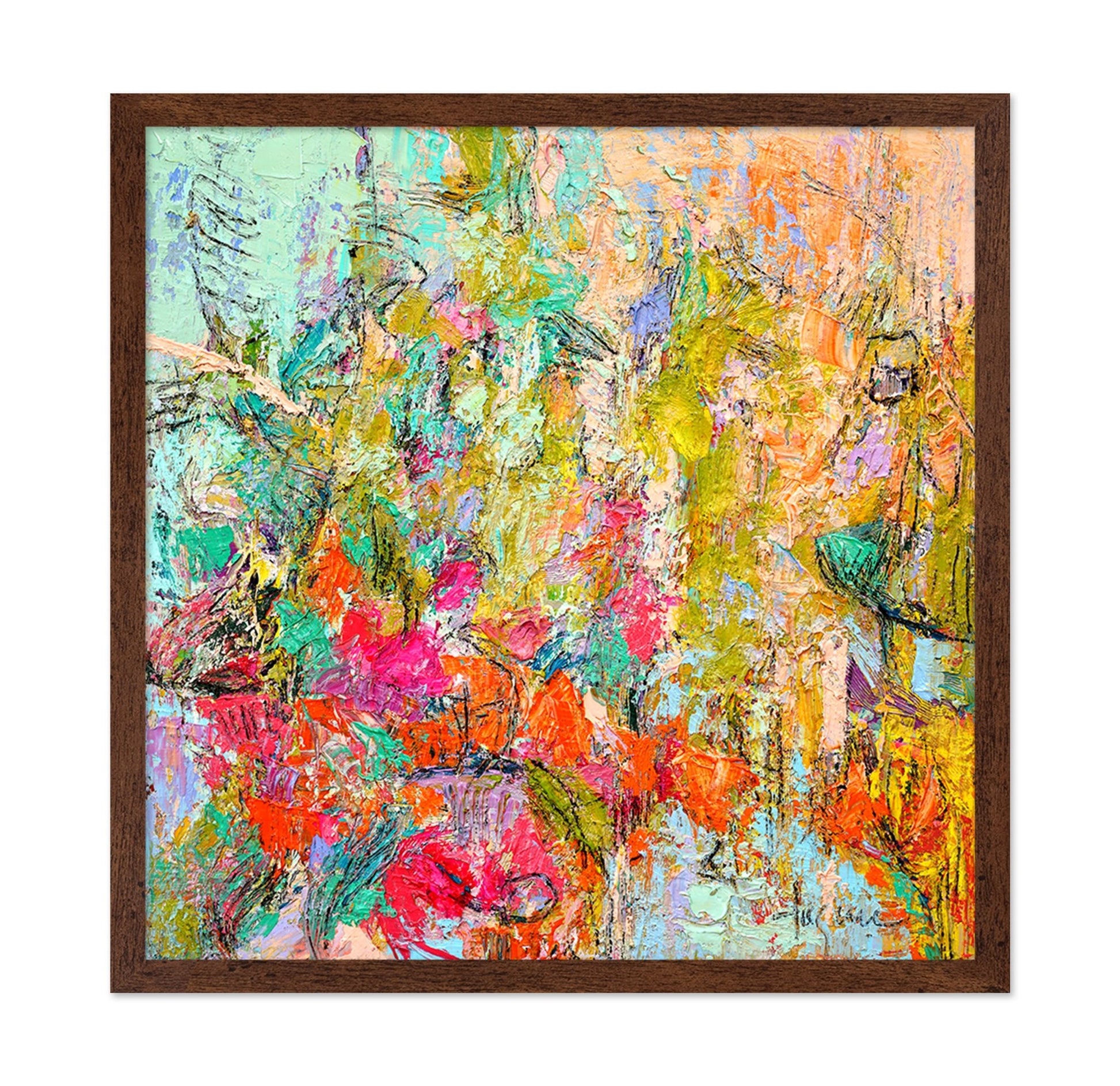 Vibrant Abstract Garden
