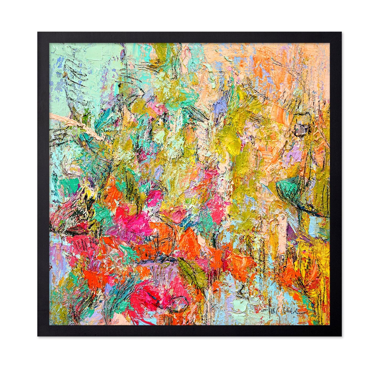 Vibrant Abstract Garden