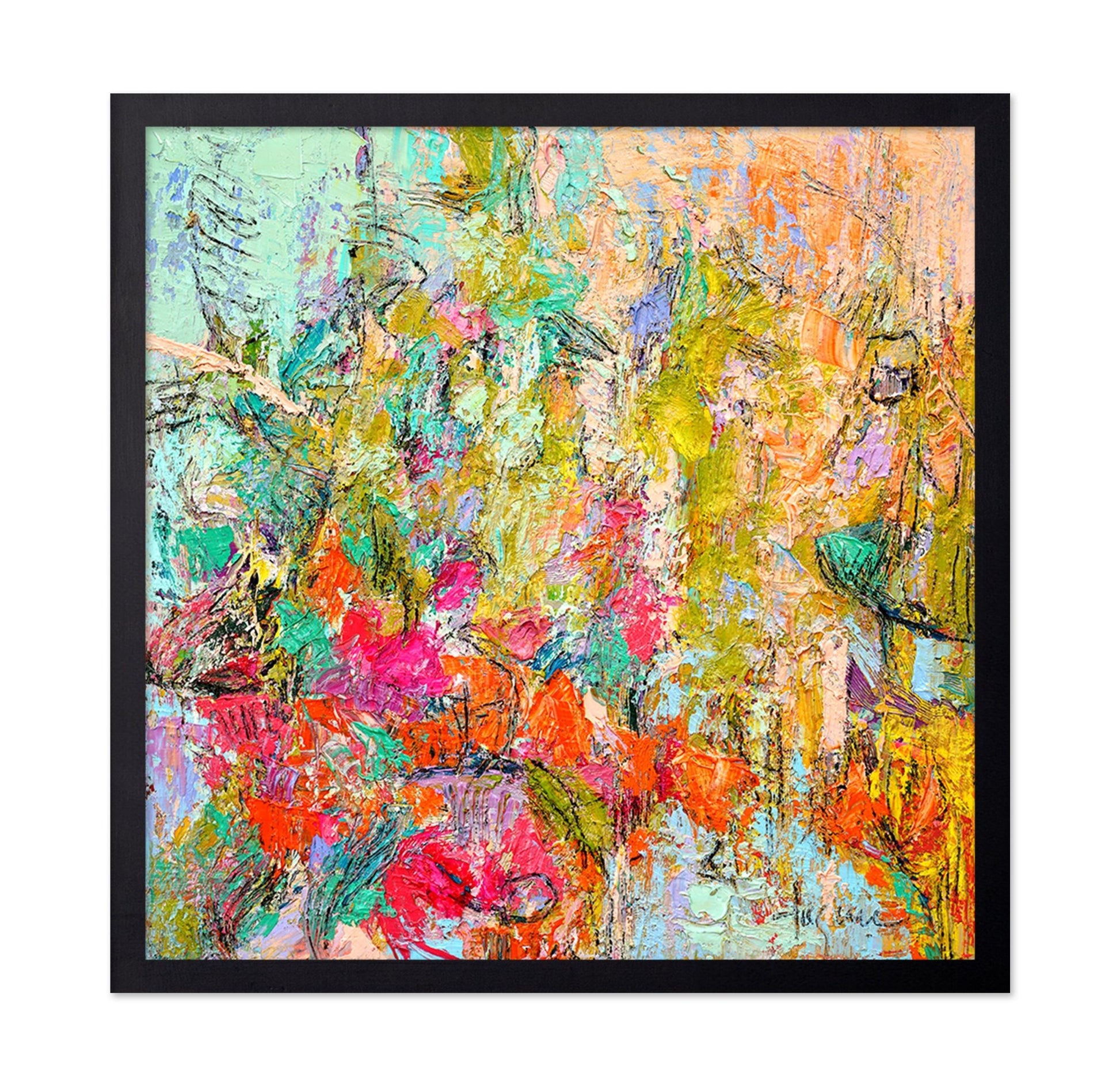 Vibrant Abstract Garden
