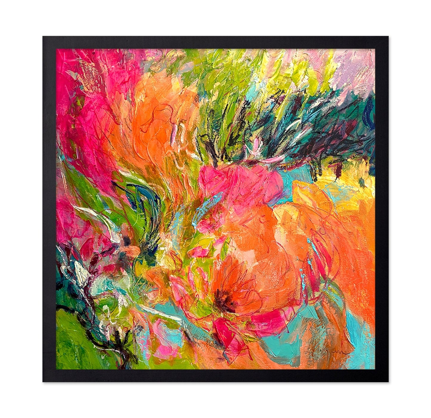 Vibrant Floral Abstract
