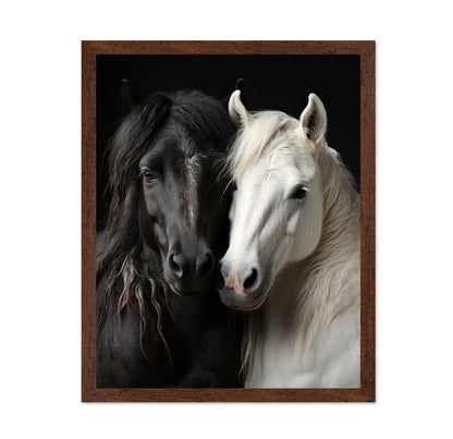 Black White Horses