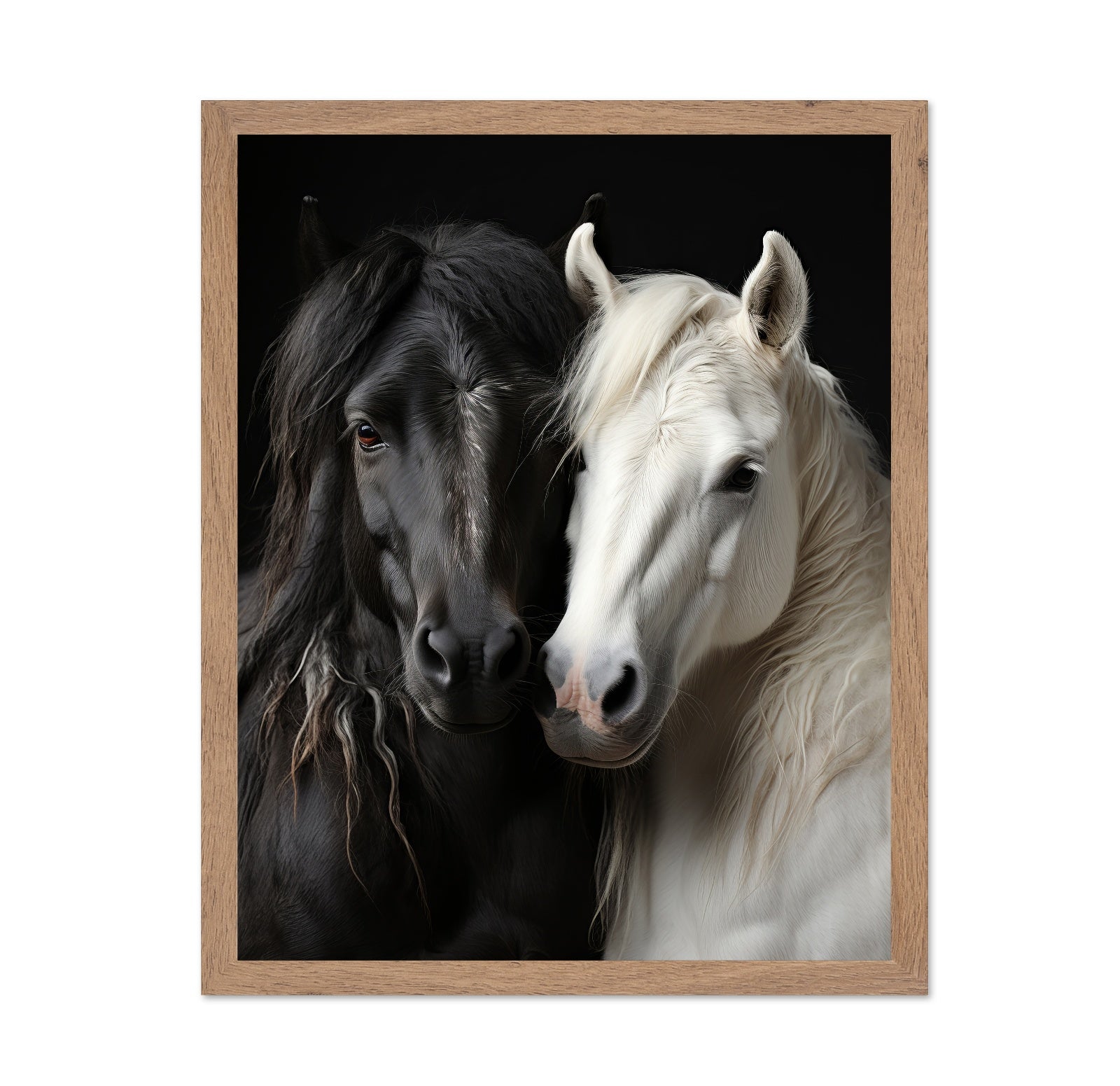 Black White Horses