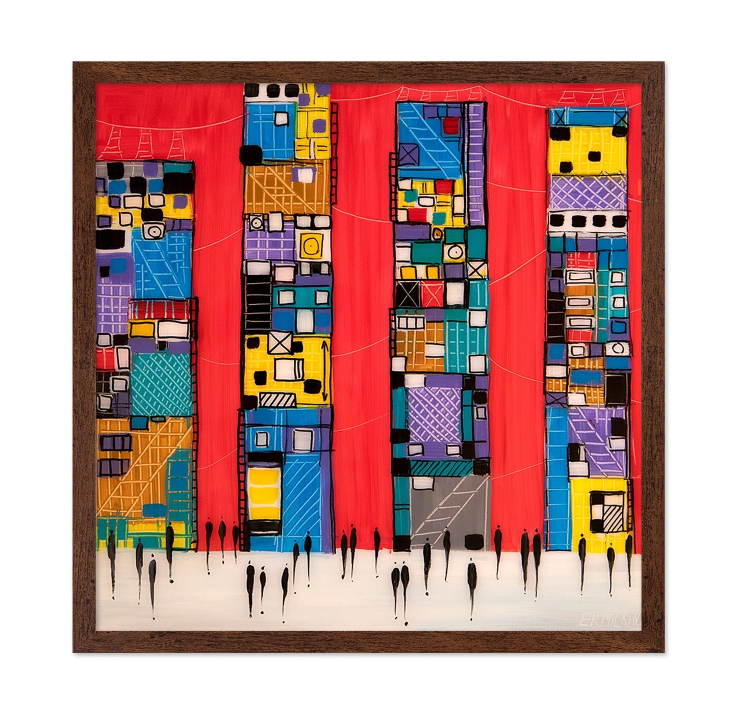 Colorful City Blocks