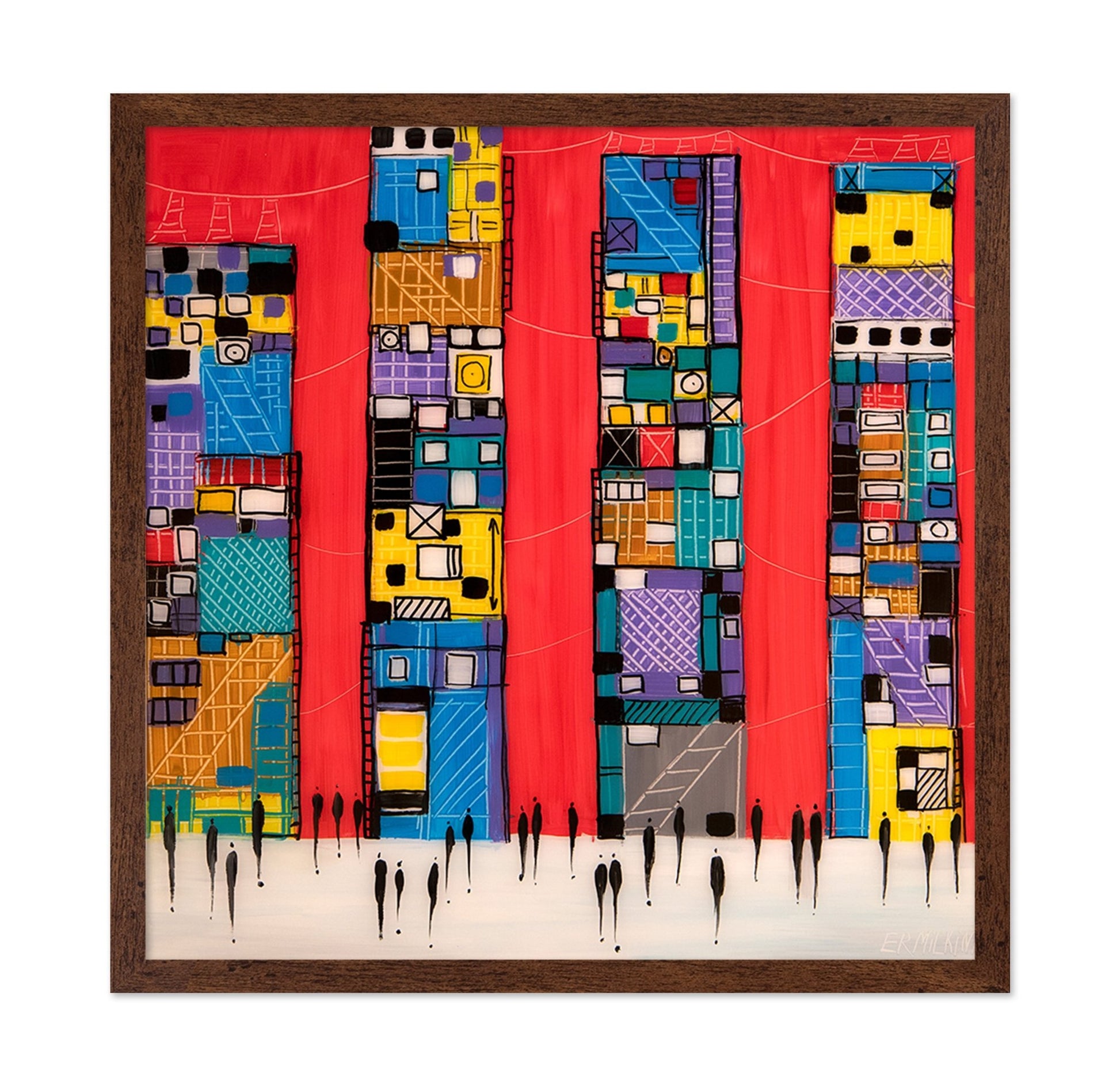 Colorful City Blocks