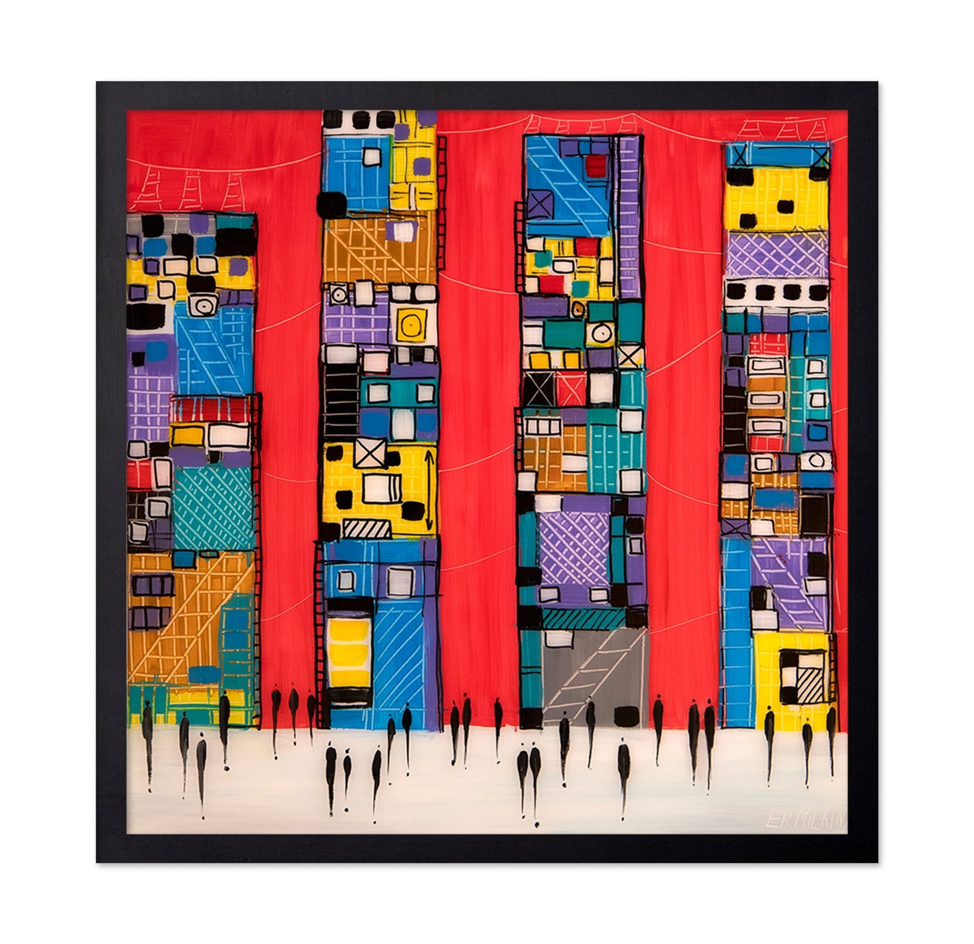 Colorful City Blocks
