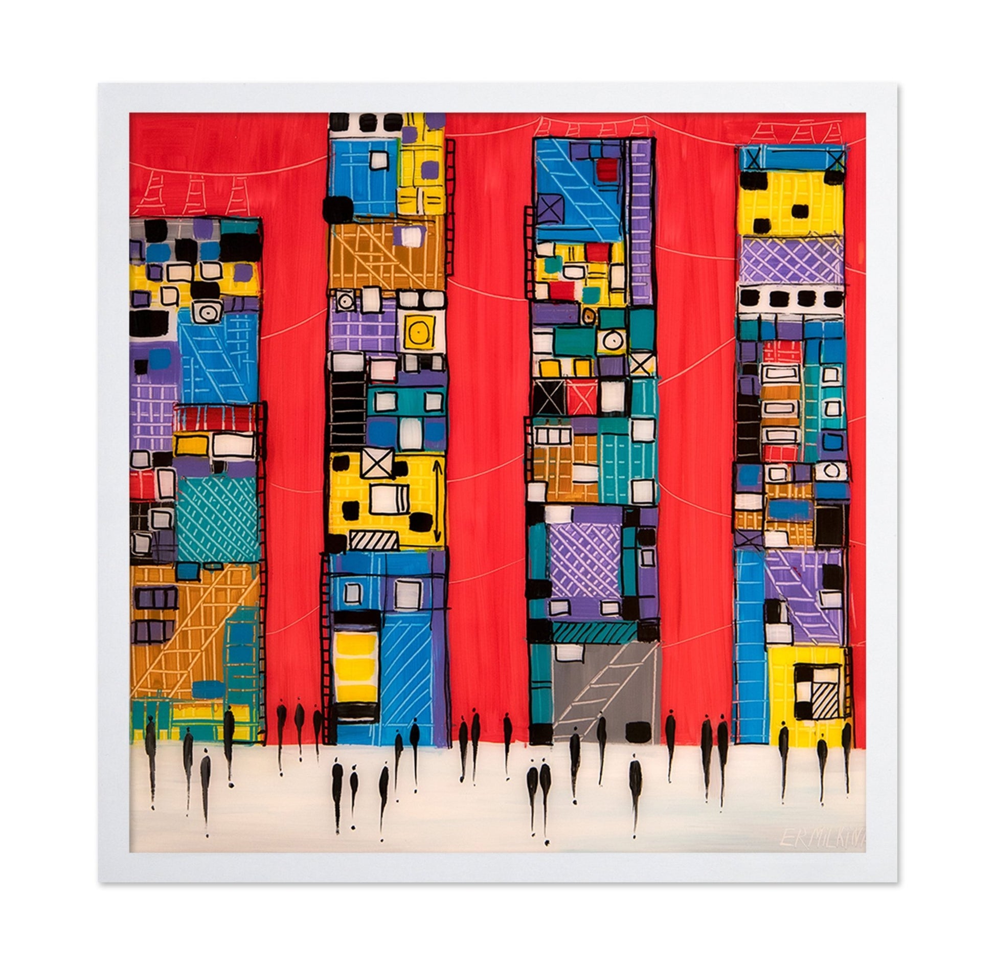 Colorful City Blocks