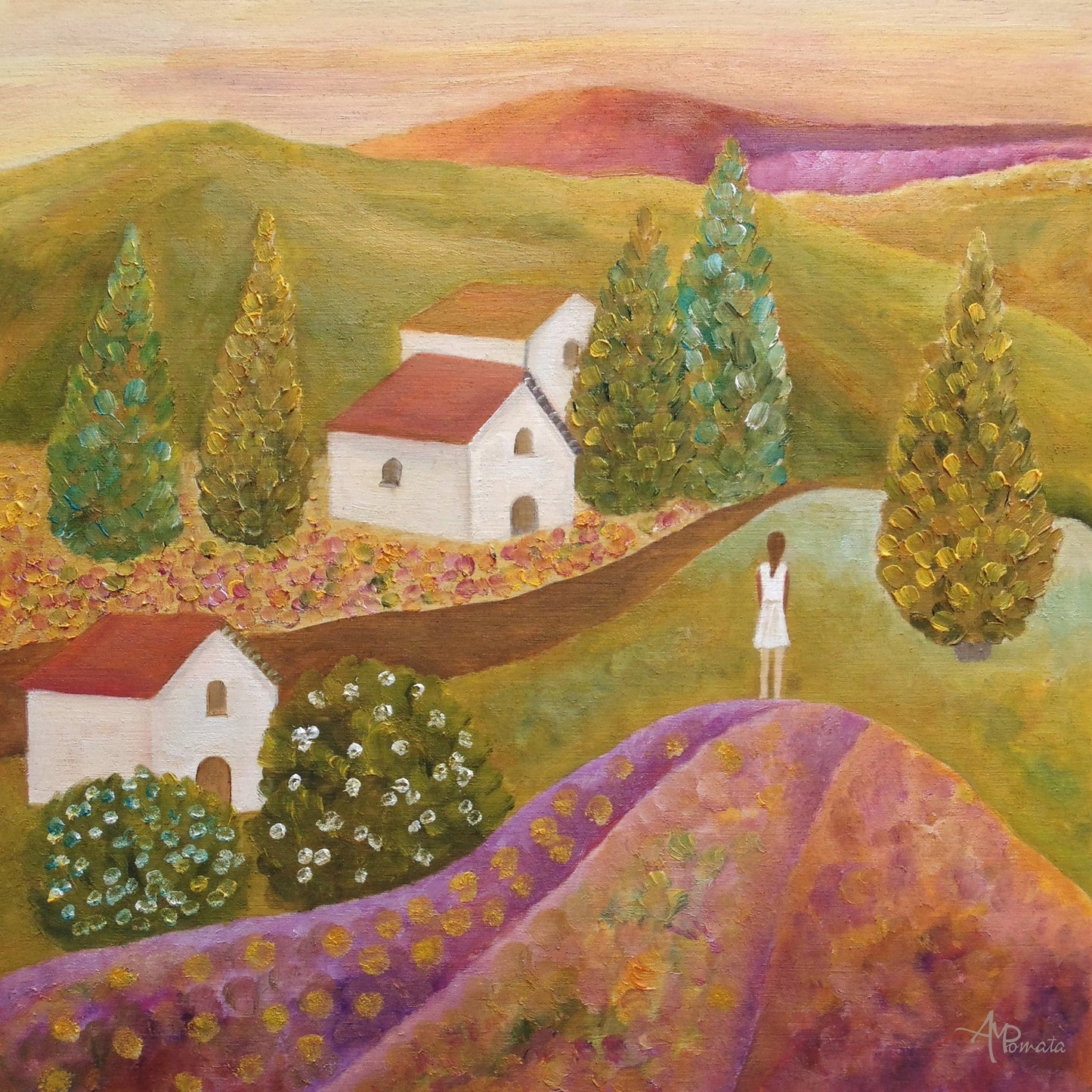 Girl In Hillside