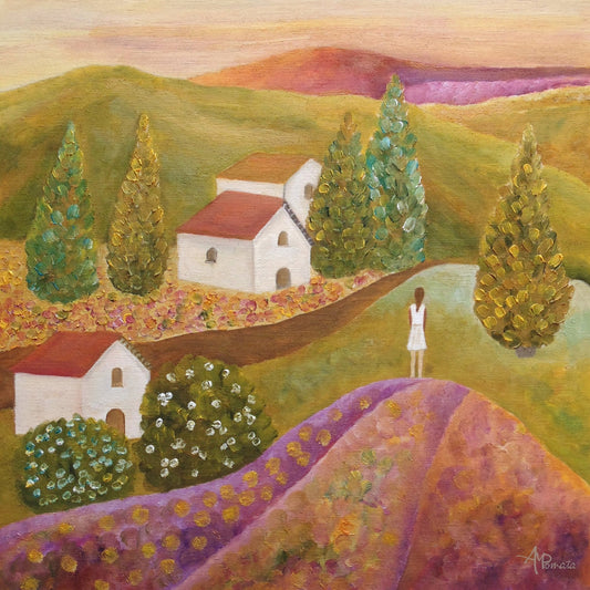Girl In Hillside