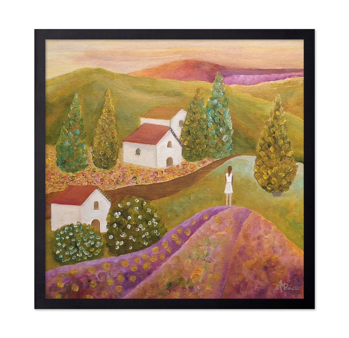 Girl In Hillside