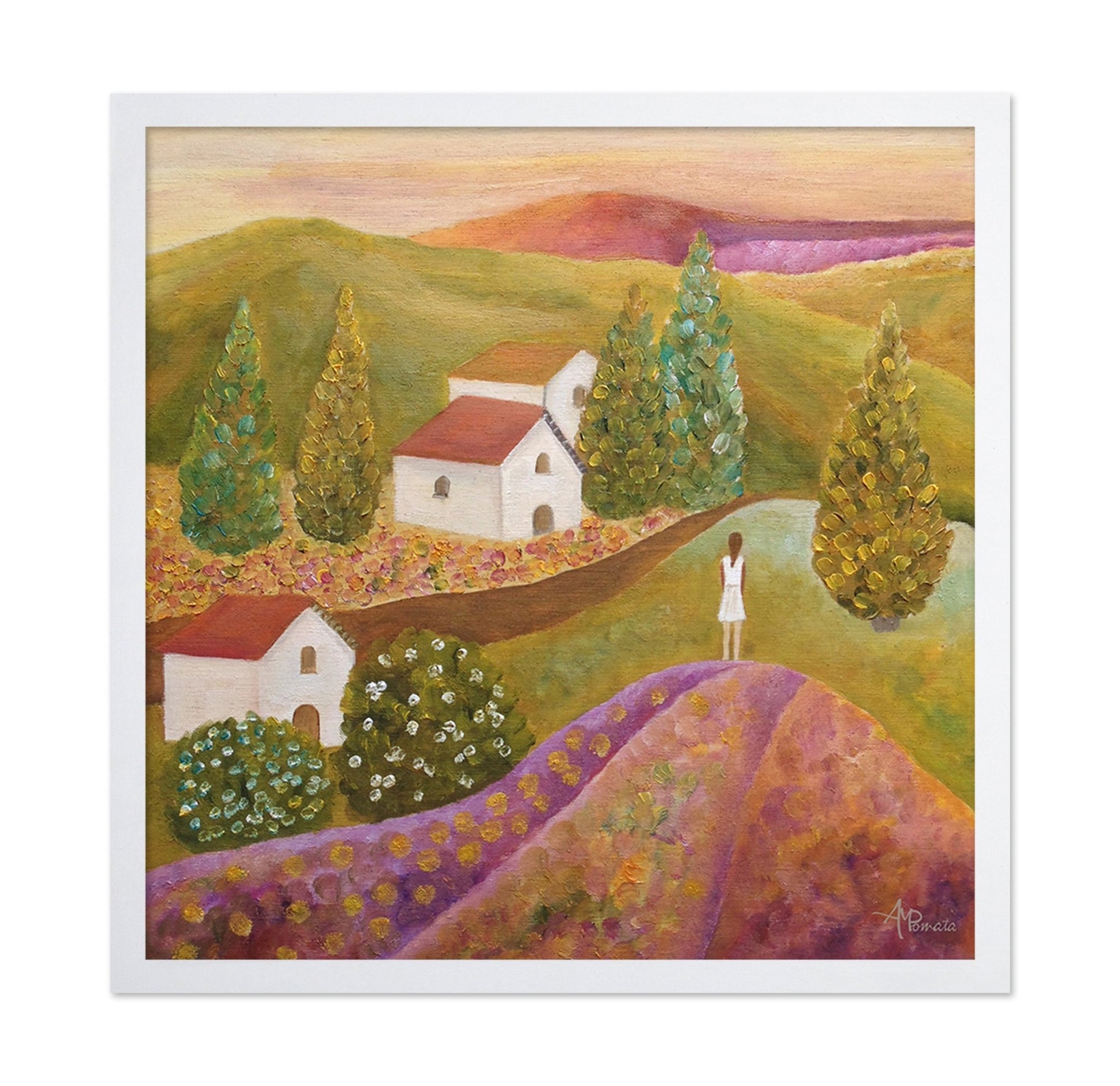 Girl In Hillside