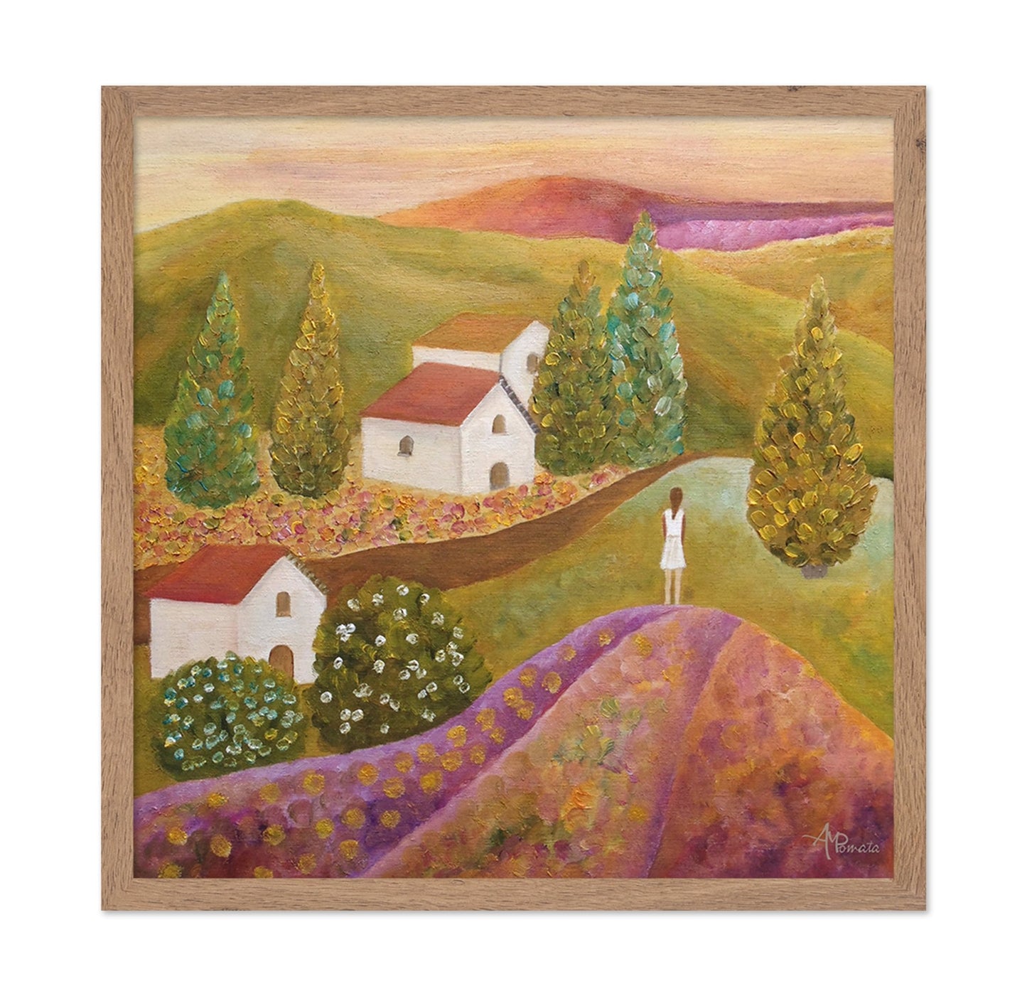 Girl In Hillside