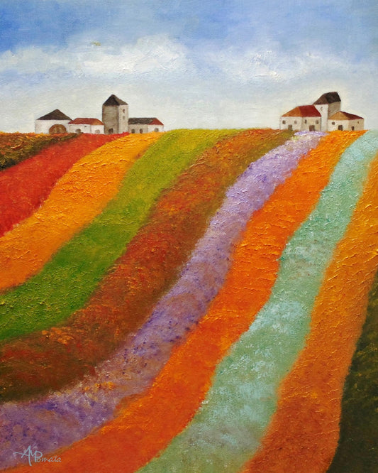 Colorful Field Hills