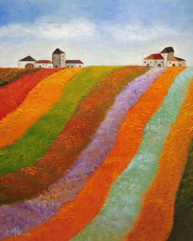 Colorful Field Hills
