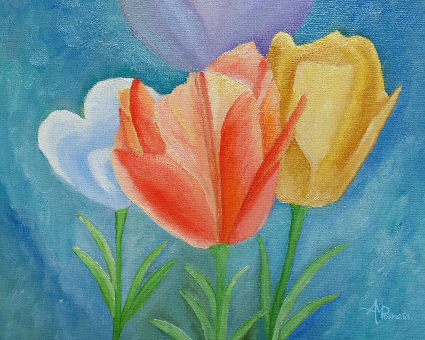 Colorful Tulip Trio