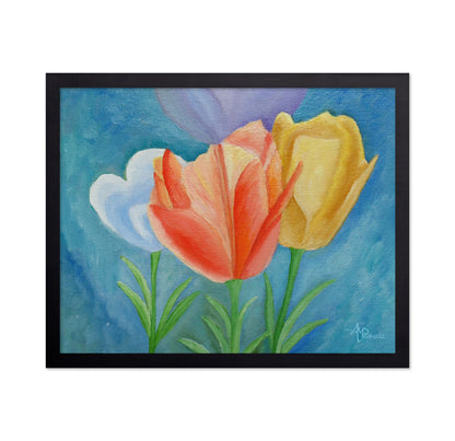Colorful Tulip Trio