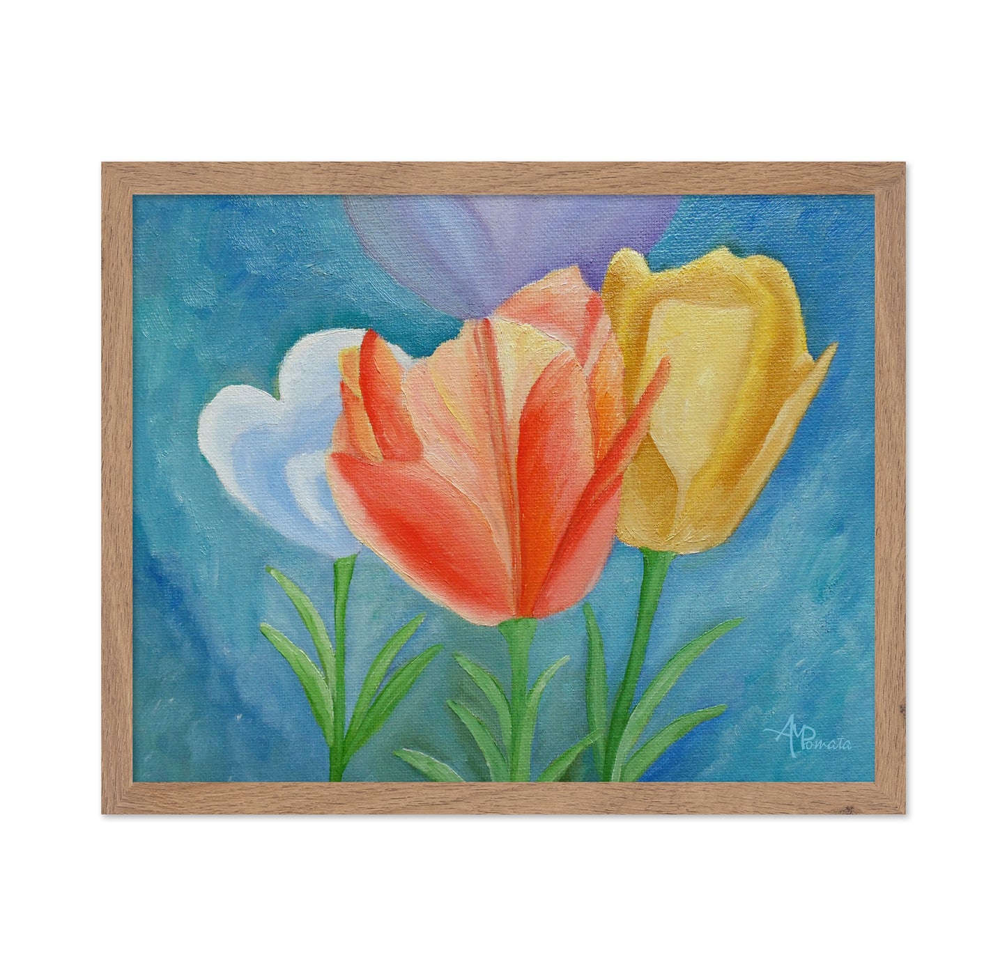 Colorful Tulip Trio