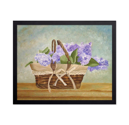 Lavender Basket Still Life