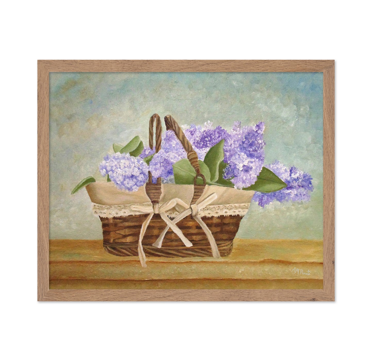 Lavender Basket Still Life