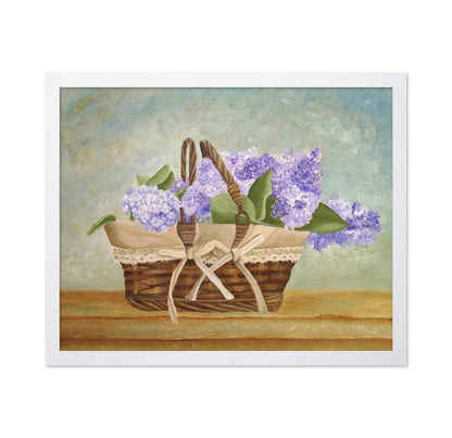 Lavender Basket Still Life