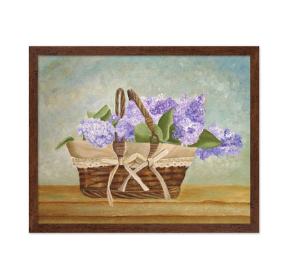 Lavender Basket Still Life