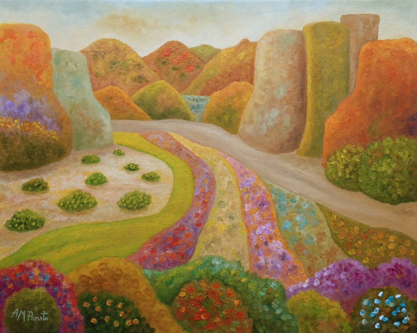 Colorful Canyon Garden Path