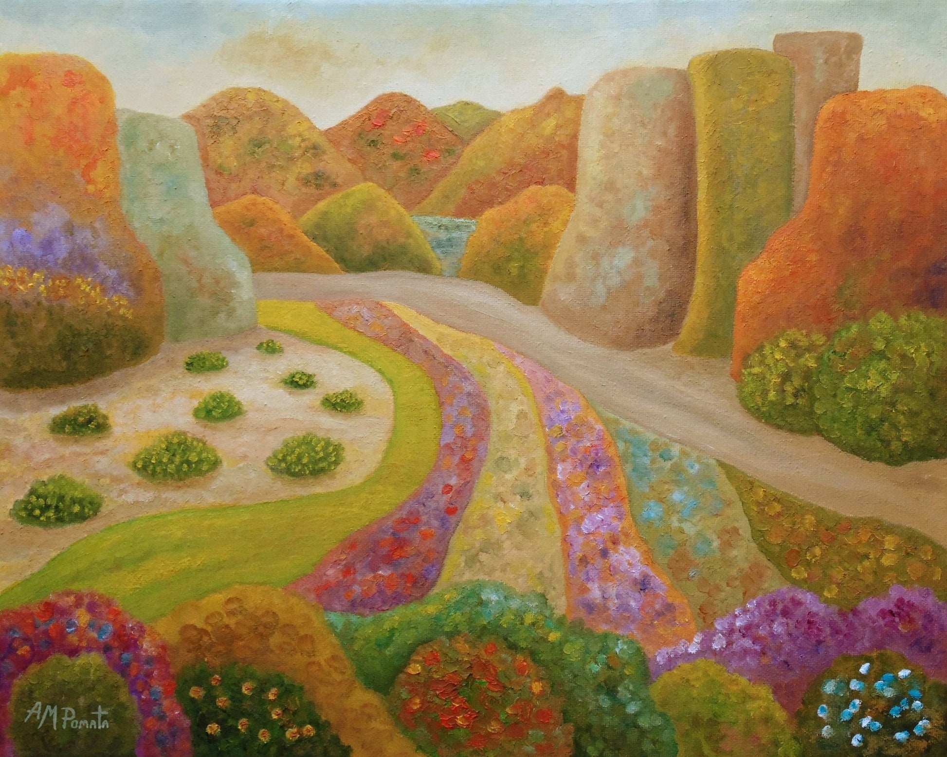Colorful Canyon Garden Path