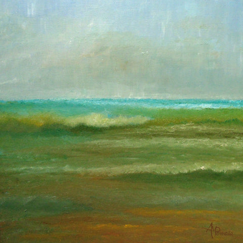 Calm Green Sea Waves