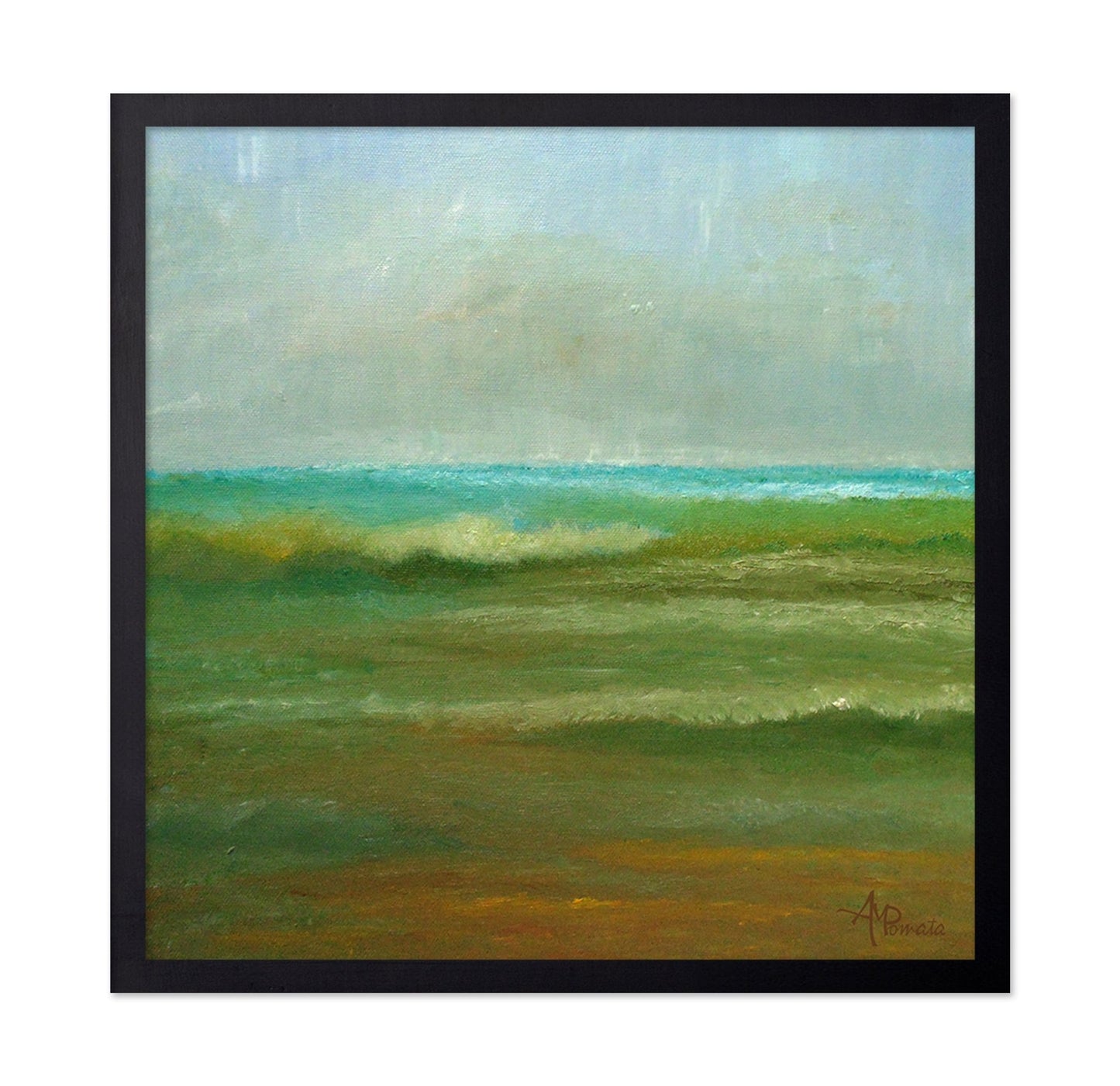 Calm Green Sea Waves