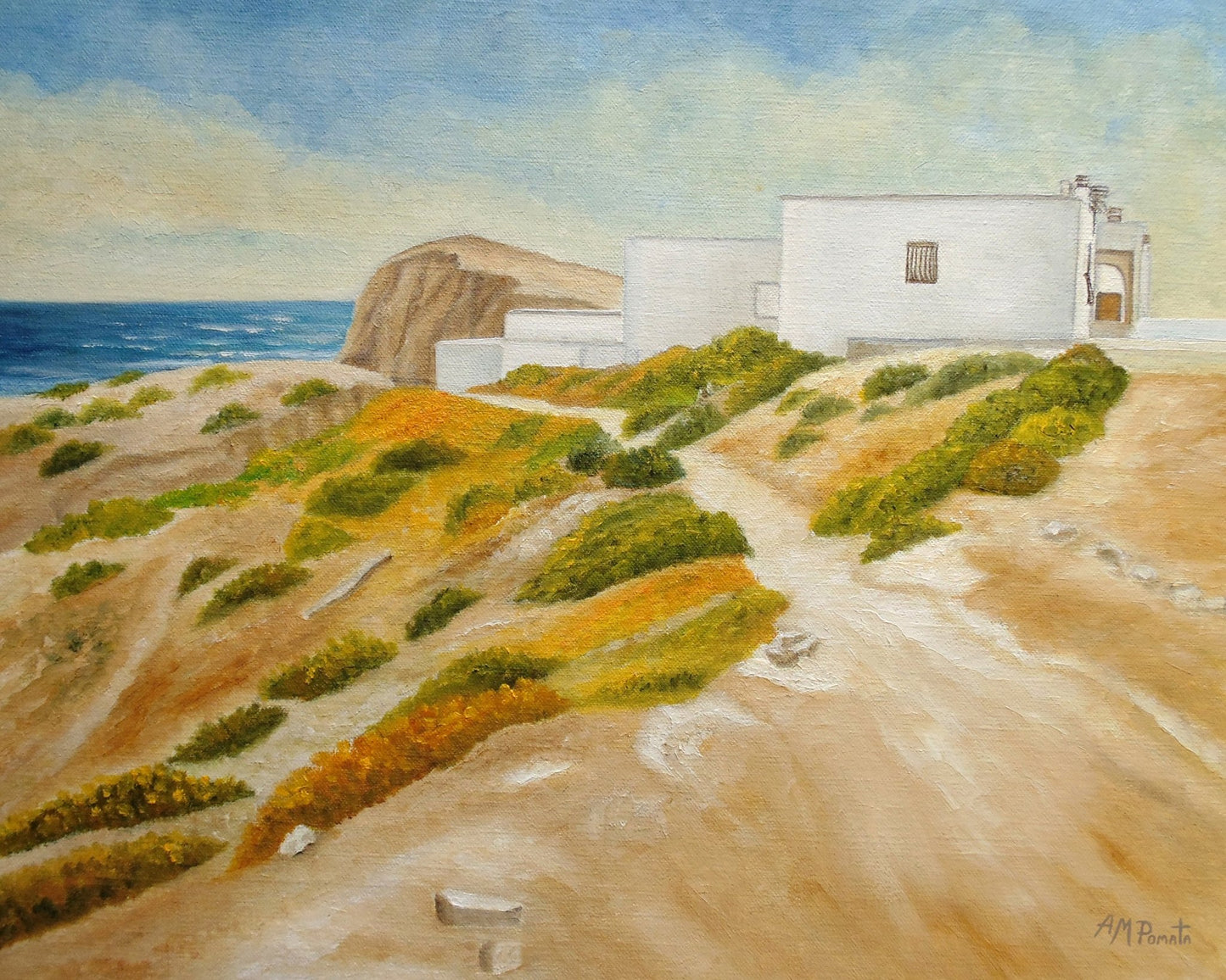 Coastal White House Cliff